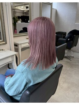 ソワンドゥブレスシエン 堀江店(soin de brace CIEN) 韓国前髪顔周りロング×レイヤーグレージュ[堀江/髪質改善]