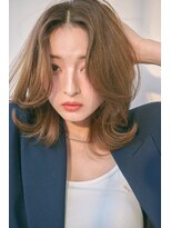 little 光の森【11/28 NEW OPEN（予定）】 30代40代大人かわいいミディアムレイヤースタイル