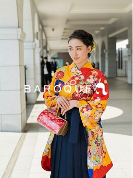 【訪問着着付け+ヘアセット\5100～】ヘアも着付けも、BAROQUEにおまかせ♪嬉しい着物レンタルもあります◎