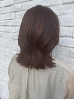 エルサフィロ ヨドヤバシ(el zafiro yodoyabashi) ブラウンベージュ/外ハネミディアム/20代30代40代50代60代