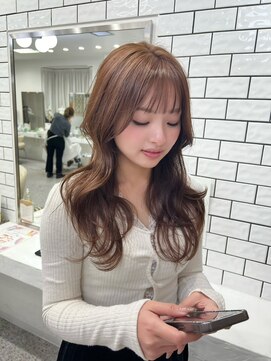 ロマーリ(LOMARLIE) 柔らかベージュ20代30代40代脱ブリーチ韓国くびれ巻きレイヤー