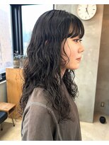 テトヘアー(teto hair)&nbsp;ロングウェーブパーマ　くるくるくせ毛風　スパイラル