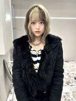 ジェム(GEM)&nbsp;【kanae】ホワイトベージュ/デザインカラー/ブロックカラー