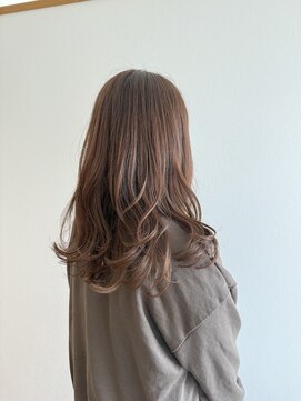 シュリンプ 東郷店(SHRIMP) ロングレイヤー×ラベンダーベージュ