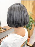 白髪染め可/ボブショート/髪質改善/縮毛矯正/白髪ぼかし