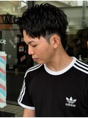 MEN’S/リバースセンターパート/ニュアンスパーマ/錦糸町駅