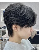 韓国風ナチュラル毛流れパーマ