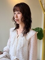 ヒントステーション(HINTSTATION)&nbsp;〈浅草美容室〉ルーズパーマ×顔まわりレイヤー