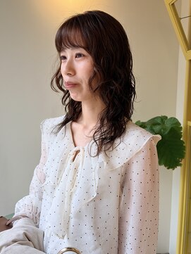 ヒントステーション(HINTSTATION) 〈浅草美容室〉ルーズパーマ×顔まわりレイヤー