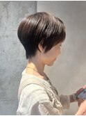 横から見ても素敵なショートヘア