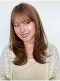 ☆ワンカールで動くロングレイヤー　ハネ☆イメチェン