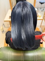 ヘアデザイン ジル(Jill) ネイビーブルー/ブルーブラック
