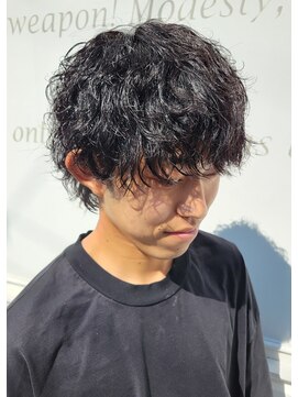 ヘアリゾートエーアイ 西日暮里店(Ai) マッシュウルフ 波巻きスパイラル 渋谷/メンズパーマ