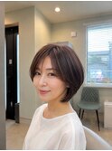 大人のボブ【eon】#大人の#白髪#マンツーマン
