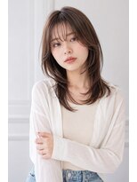 アッシュ 桜新町店(Ash)&nbsp;桜新町/レイヤーカット/ボブ/韓国ダブルカラー/白髪ぼかし