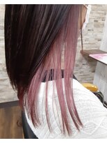 ハートランド(heart land)&nbsp;暖色系カラー×インナーカラー×ピンクベージュ×透け感