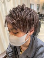 バグズ ヘアデザイン 桔梗が丘店(Baguz HAIR DESIGN) くすみカラーくせ毛ショートスタイル10代20代