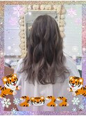 #バレイヤージュ#グラデーション#ハイライト#シルバーカラー