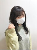 透ける暗髪【藤枝/髪質改善/デザインカラー】