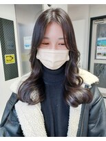 パープル(purple)&nbsp;韓国風ヘア