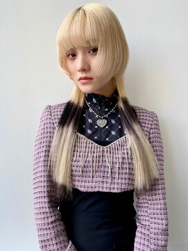 ゲーム 吉祥寺店(GAME) インナーカラー/ダブルカラー/ミルクティーベージュ/ボブ