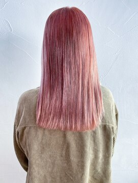 アイティー バイ アルバム 中野店(IT by ALBUM) ピンクアッシュ_くびれヘアビタミンカラー_ba321861