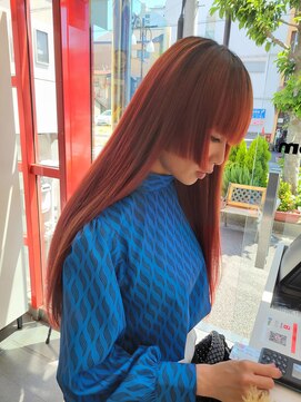 榮美容室 本店 ダブルバングストレート