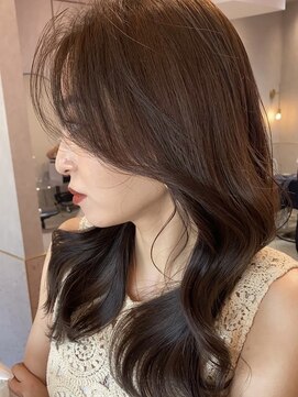 シーシンジュク 新宿南口(Sea shinjuku) 韓国風前髪×グレージュカラー【髪質改善/新宿/マッシュパーマ】