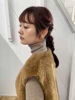 キー(kii) ヘアアレンジ　三つ編みヘアアレンジ　結婚式ヘア　20代
