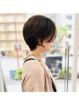 メモリーズ 水天宮前店(Memories) 大人可愛い30代40代50ショートボブショート丸みショート