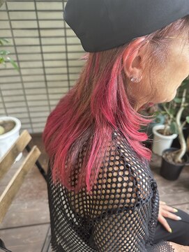 ダブル(W) 【hair salon W】ピンクカラー