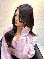 エースヘアー(A.hair)&nbsp;流れるお顔周り/ピンクベージュ/韓国ヘア