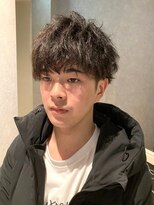 メンズサロン ブロック(Men's Salon bloc) マッシュショート　ツイストスパイラルパーマ　ツーブロック