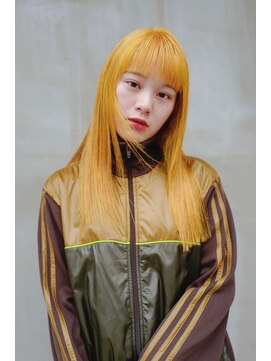 オーオシカシカスペース(OOO YY Space) イエロー/ダブルカラー/ブリーチカラー