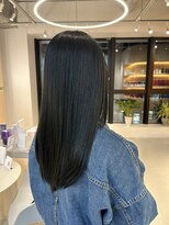 シダ(sida SAIIN) 【牧内】ブルーブラック/レイヤースタイル/20代30代