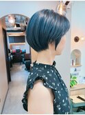 地毛風カラー/ナチュラルレイヤーカット/ショートボブ[船橋]