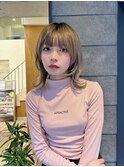 似合わせウルフカットシアーカラーセミディくびれレイヤー