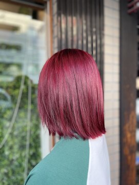 ヘアセラピー サラ 北仙台店(hair therapy Sara) RED/ハイトーン/ブリーチ/ダブルカラー