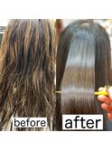 髪質改善　酸性ストレート