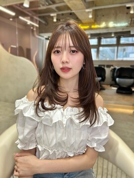 グロー 大宮(GLROW) 韓国 ふわふわレイヤー レイヤーカット 顔周り haruhi