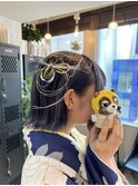 袴着付け×ヘアセット