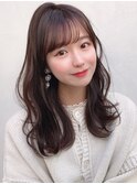 ゆるふわ甘め秋ヘアニュアンスカラー