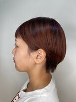 リー 東三国(Lee)&nbsp;ショート×オレンジブラウン