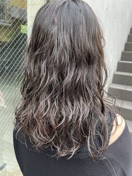 レジュアル(RESSUAL) アンブレラカラーこなれミディイメチェンウェーブパーマ前髪