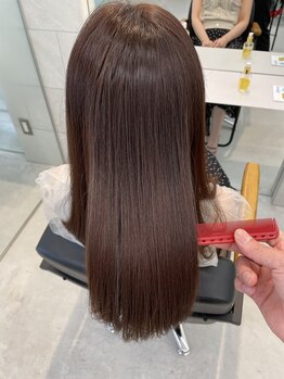 スパ眠(Spa眠)の写真/【髪質改善体験＊酸熱トリートメント¥14,300】クセを抑え、艶やかな地毛風ストレートヘアを実現いたします!
