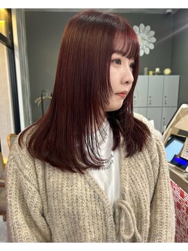 レド(LeDo) ワインレッド×ダブルカラー【四日市】