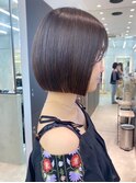 イメチェン外ハネボブ美髪ワイドバング顔周りレイヤーボブ/池袋