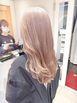 テトラ バイ ネオリーブ 横浜西口店(tetra by neolive) ハイトーンミルクティーベージュ＊*【横浜/卒業式】