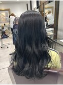 ブルーアッシュ　ブルーブラック
