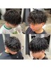 【メンズ人気 No.1】 カット+ハイクオリティーパーマ￥12000